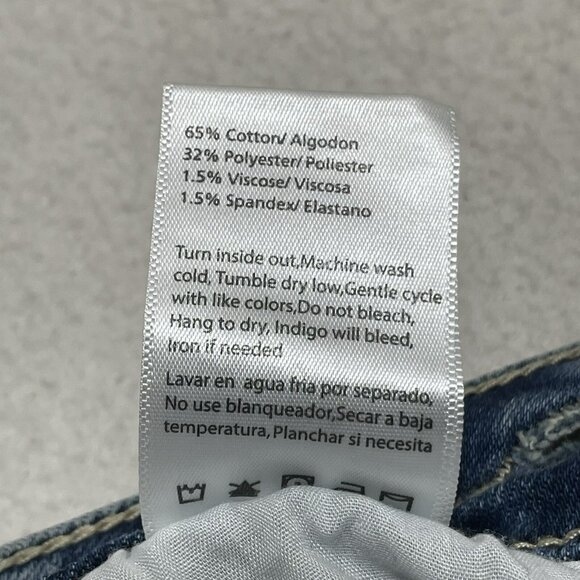 Insane Gene Mom Jeans Women Size 7 W27 High Rise Retro Relaxed Distressed Wide - Picture 10 of 10